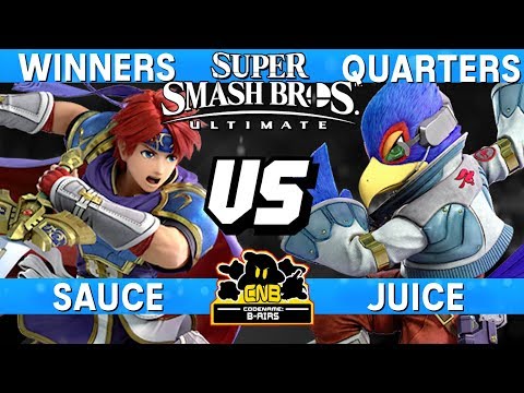 Smash Ultimate Tournament Winners Quarters - SAUCE (Roy) vs Juice (Falco) - CNB 206