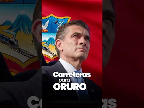 La carretera Oruro-Challapata, esa obra se va a terminar. #ConfiamosEnBolivia