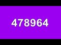 Colorful Numbers 1 To 1 Million