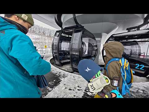 【スノーボード】ニセコグランヒラフオープン🏂これが噂の最新ゴンドラ🚡Niseko2024-2025