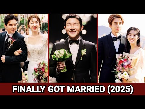 TOP KOREAN ACTORS WHO FINALLY GOT MARRIED IN 2025 || KOREAN ACTORS MARRIAGE 2025 #kdrama 
