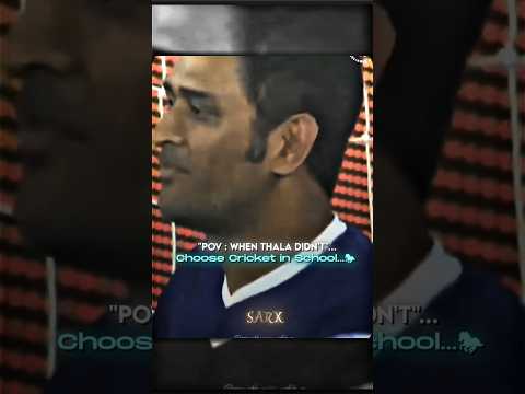 The Other Side of MS Dhoni ☠️👀