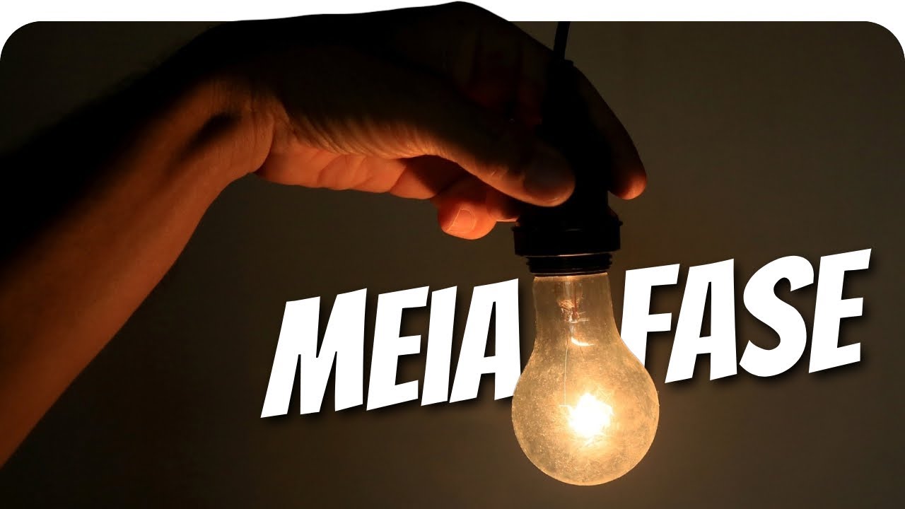 O que é a "meia fase"? O que fazer? Posso manter os equipamentos na tomada?