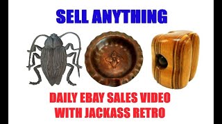 SELL ANYTHING : Daily What Ebay What Sold Video Series With Jackass Retro