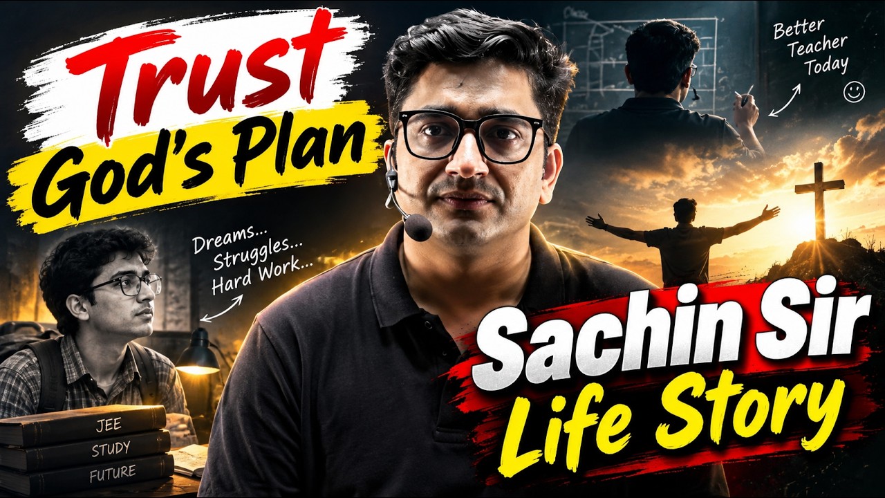 God's Plan 🔥| Sachin Sir Real life Story| Sachin Sir Kota Love Story|Sachin Sir Story| Physicswallah