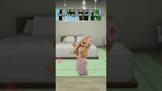 só as pedrada #roblox #brookhaven