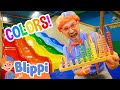 Do You Know COLORS At The INDOOR PLAYGROUND Blippi Learns Educational Videos For Kids