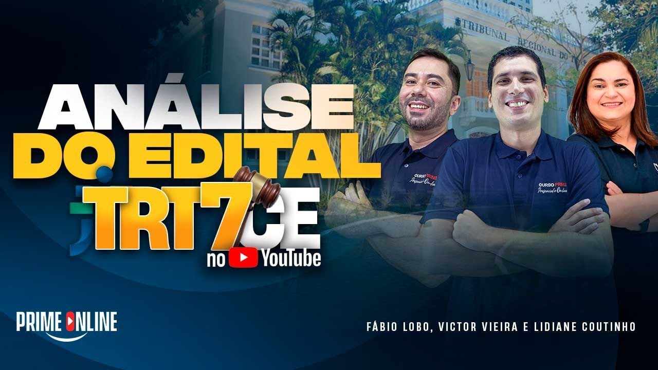 ANÁLISE DO EDITAL TRT CE