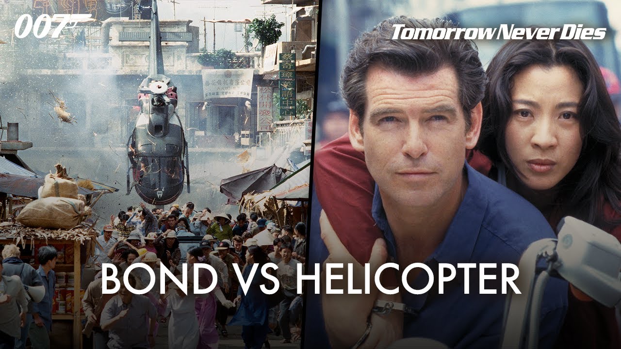 TOMORROW NEVER DIES | 007 vs Helicopter – Pierce Brosnan | James Bond