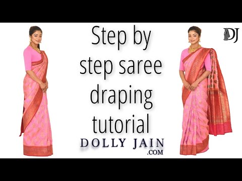 Beginner’s Guide: Step-by-Step Pleated Saree Drape