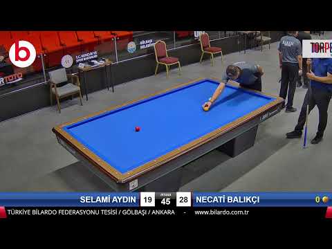 SELAMİ AYDIN & NECATİ BALIKÇI Bilardo Maçı - 2023 ERKEKLER 1.ETAP-1.TUR