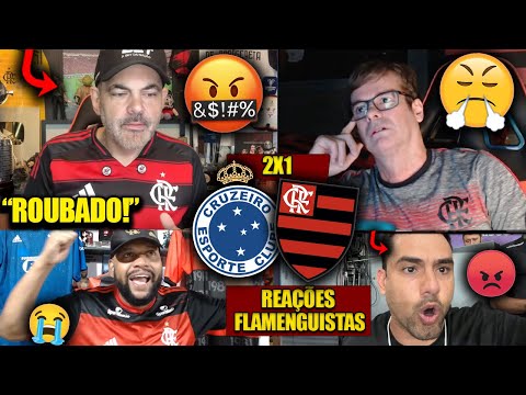 REAÇÕES dos FLAMENGUISTAS FURIOSOS com a DERROTA - CRUZEIRO 2X1 FLAMENGO [REACT BRASILEIRÃO 2025]
