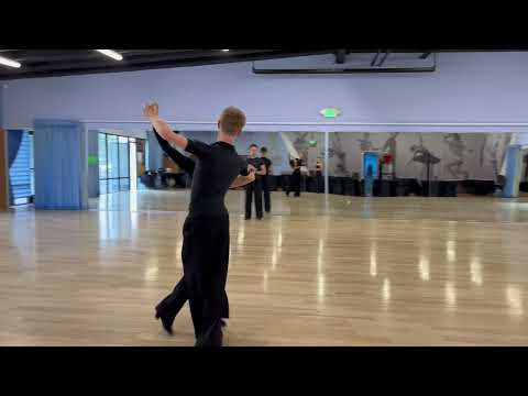 Aleksandr Riabtsev Oblakova Mariia, practice foxtrot 2022