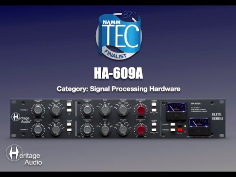 Heritage Audio - HA-609A award nomination at the 2022 Tec Awards