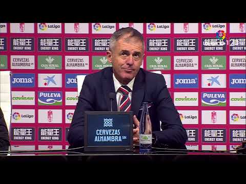 Rueda de prensa de Lucas Alcaraz tras el Granada CF vs UD Almería (3-2)
