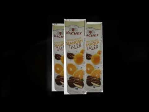 Hachez Taler Laranja Edel-Chocolate Amargo