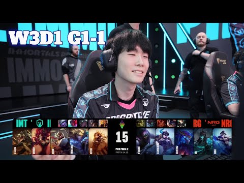 IMT vs NRG - Game 1 | Week 2 Day 2 S14 LCS Summer 2024 | Immortals vs NRG G1 W3D1 Full Game