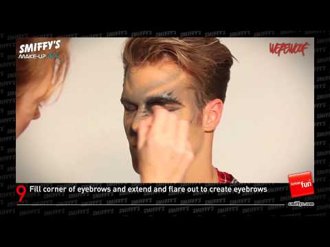 Werewolf Face Painting Make-up Tutorial