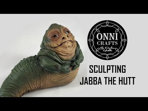 Sculpting Jabba the Hutt from Star Wars // Polymer clay sculpture