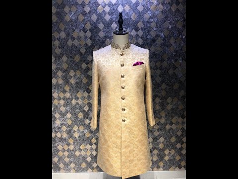 Semple Sherwani with zardosi handwork For FAWZI