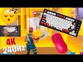 Akko TAC75 HE ASMR Box Fight Gameplay Satisfying Keyboard Fortnite 4K 240 FPS