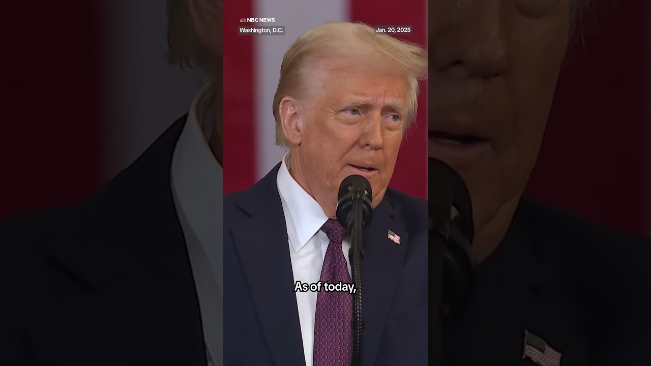 Trump declares there to be 'only two genders, male and female'