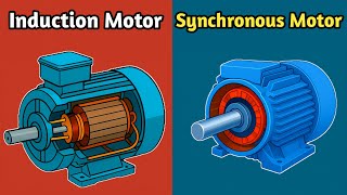 Difference between synchronous motor and induction motor | synchronous motor vs induction motor 