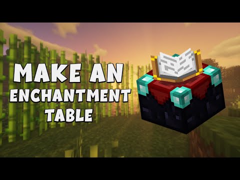 How to Make an Enchantment Table in Minecraft 1.16.4