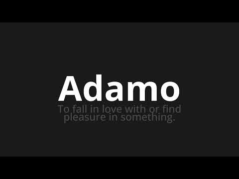 How to pronounce Adamo