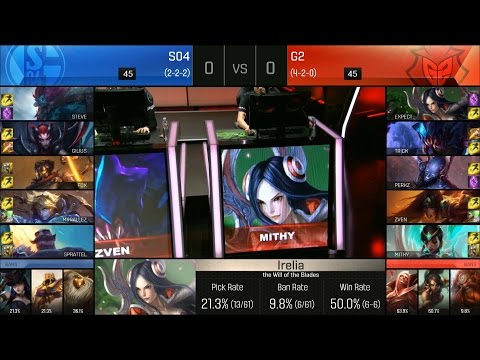S04 vs G2 Game 1 Highlights - FC SCHALKE 04 vs G2 ESPORTS EU LCS Week 4 Summer 2016