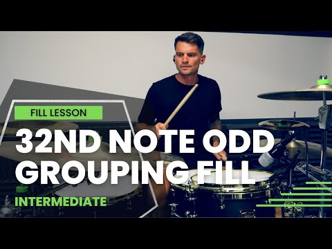 32nd-Note Drum Fill - Drum Lesson (Intermediate)