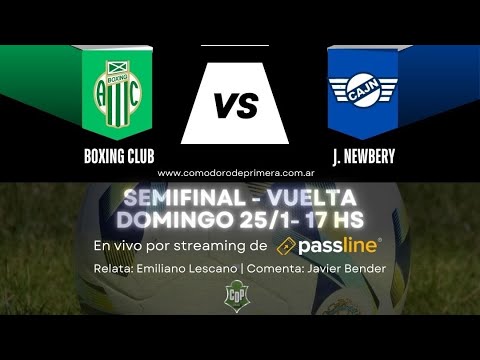 🟢⚪️ BOXING CLUB vs JORGE NEWBERY 🔵⚪️ TORNEO REGIONAL 25/26 - SEMIFINAL VUELTA