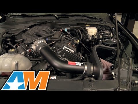 Dyno: 2015-2017 Mustang K&N Series 69 Typhoon Air Intake (V6) Review & Install