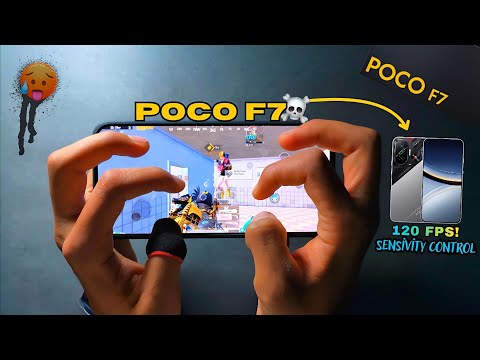 POCO F7 +120 FPS? PUBG TEST!  SENSİVİTY AND CONTROL🤯🔥