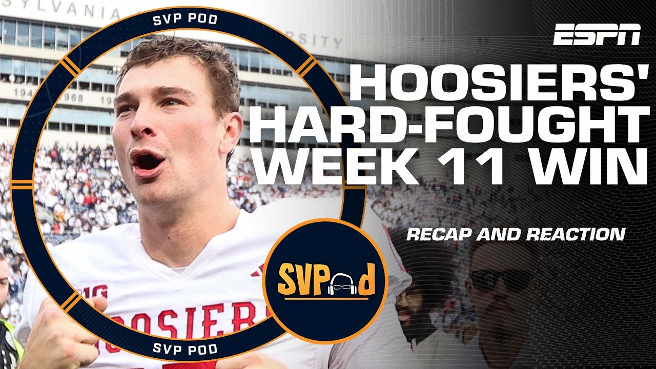 Why Indiana NEEDED hard-fought win at Penn State  😤 Scott Van Pelt reacts | SVPod