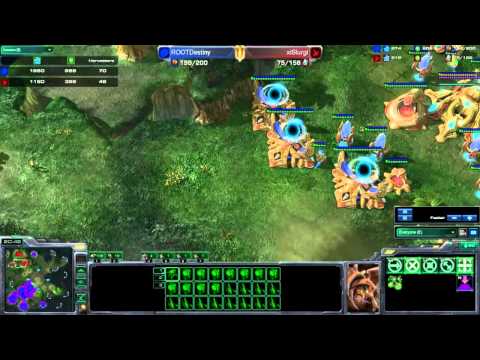 MLG Columbus 2011 - ROOTDestiny (Z) vs xiSlurgi (P) - Game 2 Part 2
