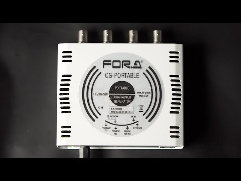 Compact Character GeneratorCG-Portable