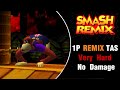 Smash Remix TAS Lanky Kong Remix Mode Very Hard No Damage