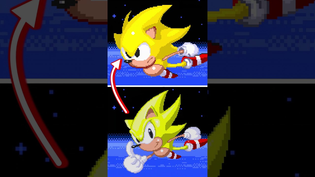 These NEW Sonic Sprites LOOK ABSOLUTELY AMAZING! ⭐ Sonic 3 Redrawn ⭐ Sonic 3 A.I.R. mods Shorts