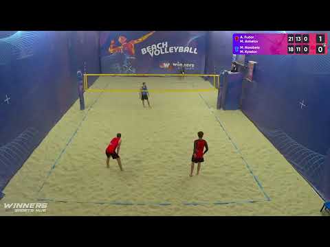 09:55 A. Fudar / M. Anhelov - M. Horobets / M. Kyselov 19.05.2023 | Winners Beach Volleyball