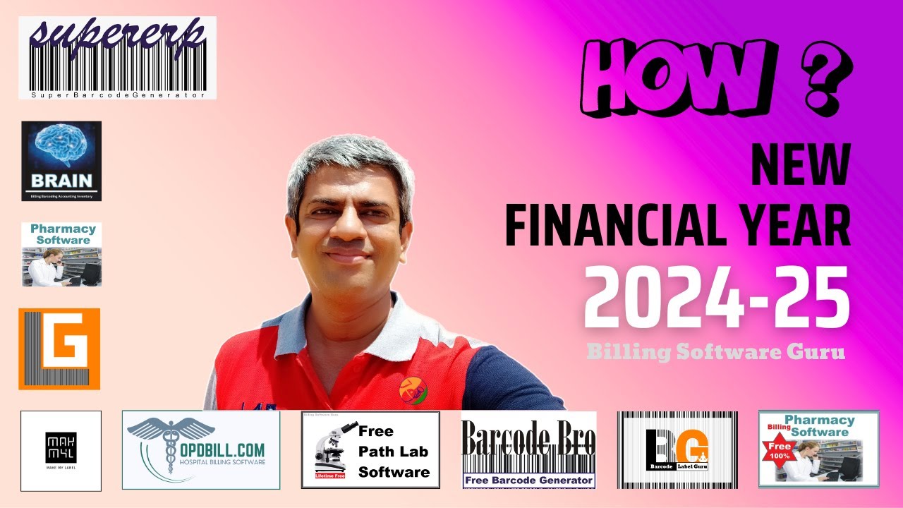 New Financial Year 2024-25 how to create in Billing Software Guru