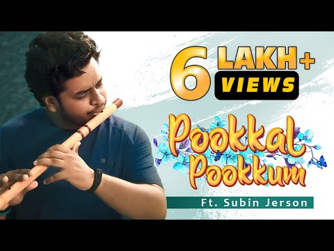 Pookal pookum | Madrasapattinam| Flute cover version 4K - Subin Jerson