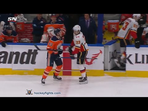 Vidéo: Quand Sean Monahan a TAPÉ Ryan Nugent-Hopkins...