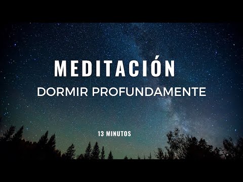 Meditación guiada para DORMIR PROFUNDAMENTE 13 minutos | Gabriela Litschi