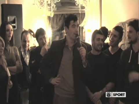 Gianfranco Butinar imitazioni alla cena Pescara calcio 10-1-2014