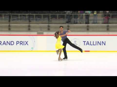 ISU 2014 Jr Grand Prix Tallinn Free Dance Anastasia SHPILEVAYA / Grigory SMIRNOV RUS