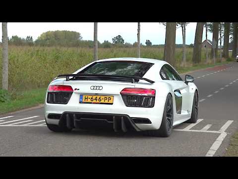 1200HP Audi R8 V10 Plus Twin Turbo - Revs, Accelerations, Pure Sounds!