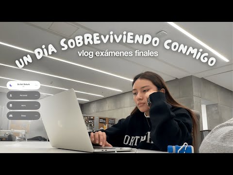 un día conmigo estudiando todo el semestre en 1 día 🧠🎧 | ft. exámenes finales