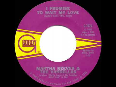 1968 HITS ARCHIVE: I Promise To Wait My Love - Martha Reeves & The Vandellas (mono 45)