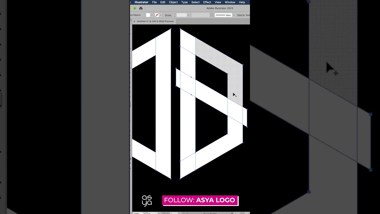 Hexagon Shape Initial Letter Logo GS #adobeillustrator  #logo